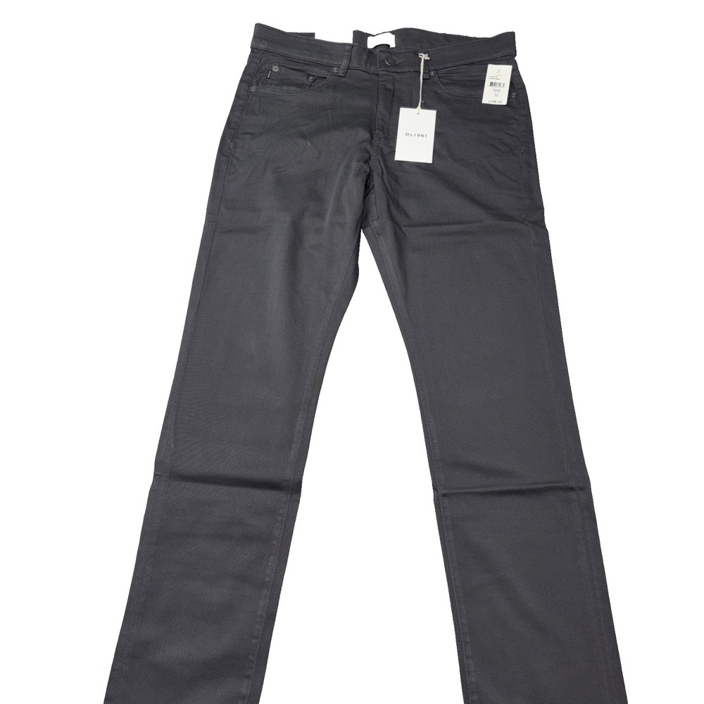 DL1961 Mens Chino Jeans Shadow Gray 32x34 Nick Slim Ultimate Twill NWT